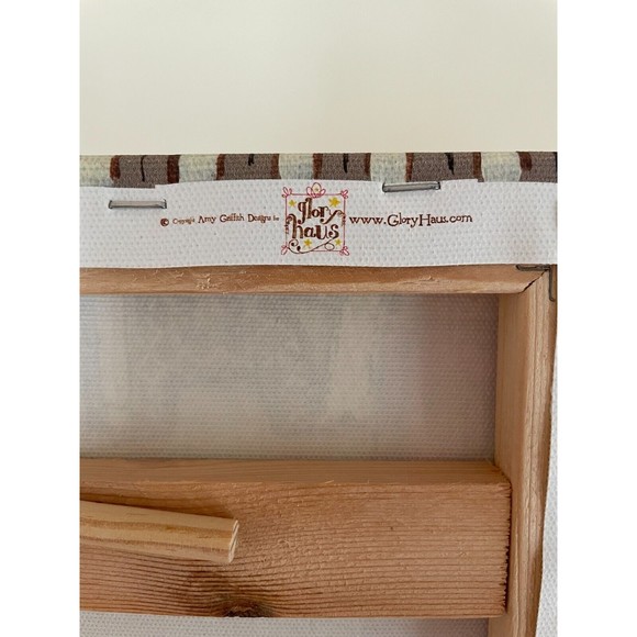 FAMILY CLIP 8"X10" size holds smaller photo Front Door CANVAS FRAME GLORYHAUS - Picture 3 of 4